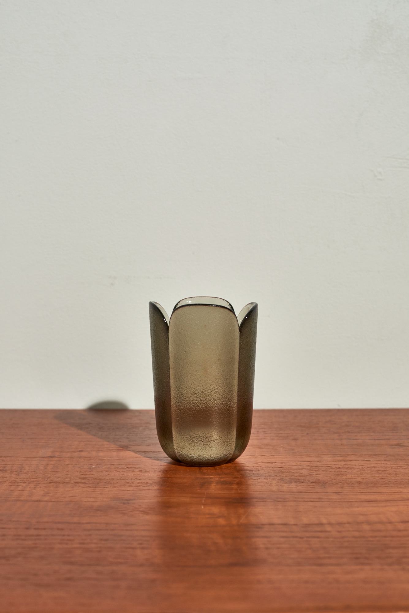 Rosenthal Glass Vase (smoke grey)