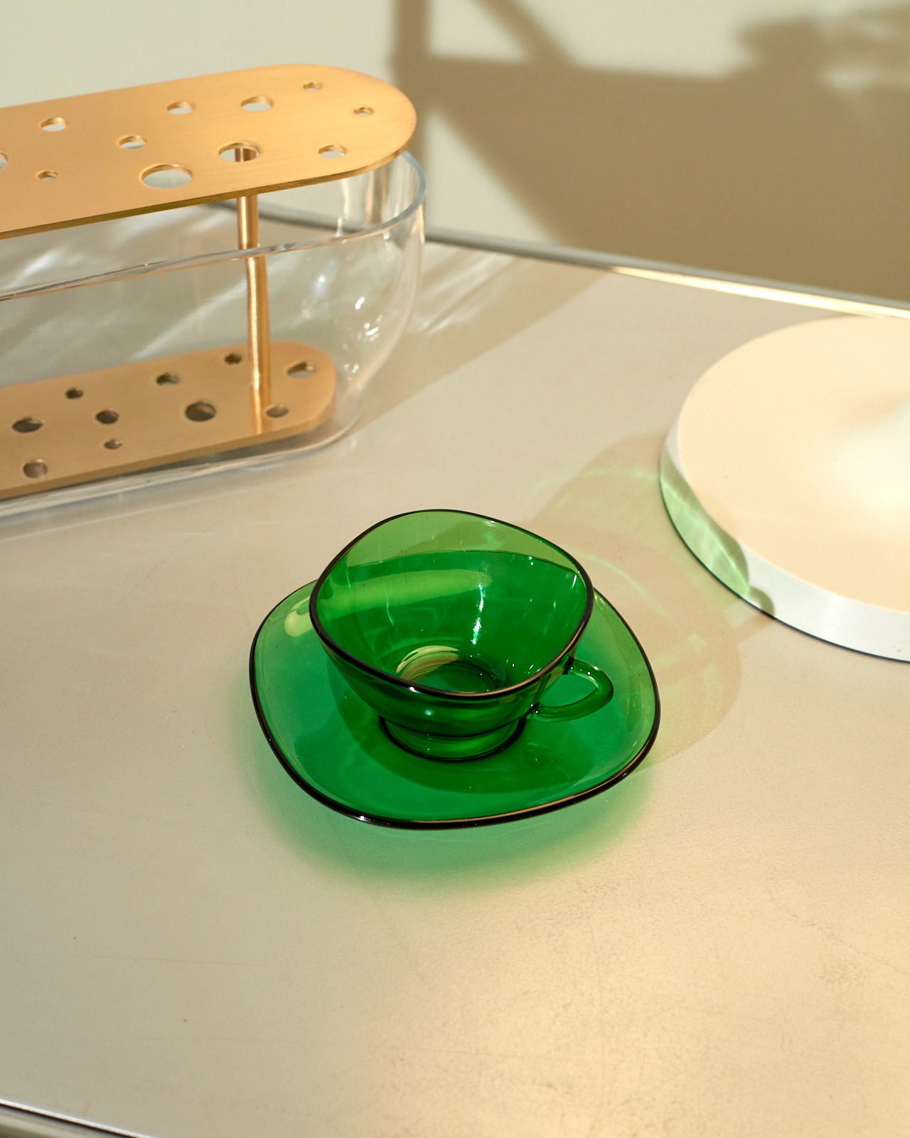 Vereco Vintage Glass Cup Set Small (green)