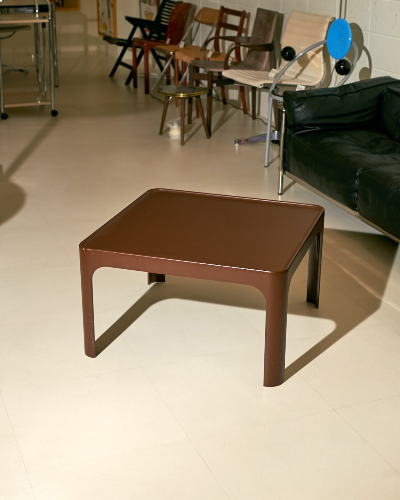 Square Coffee Table By Peter Ghyczy (brown)