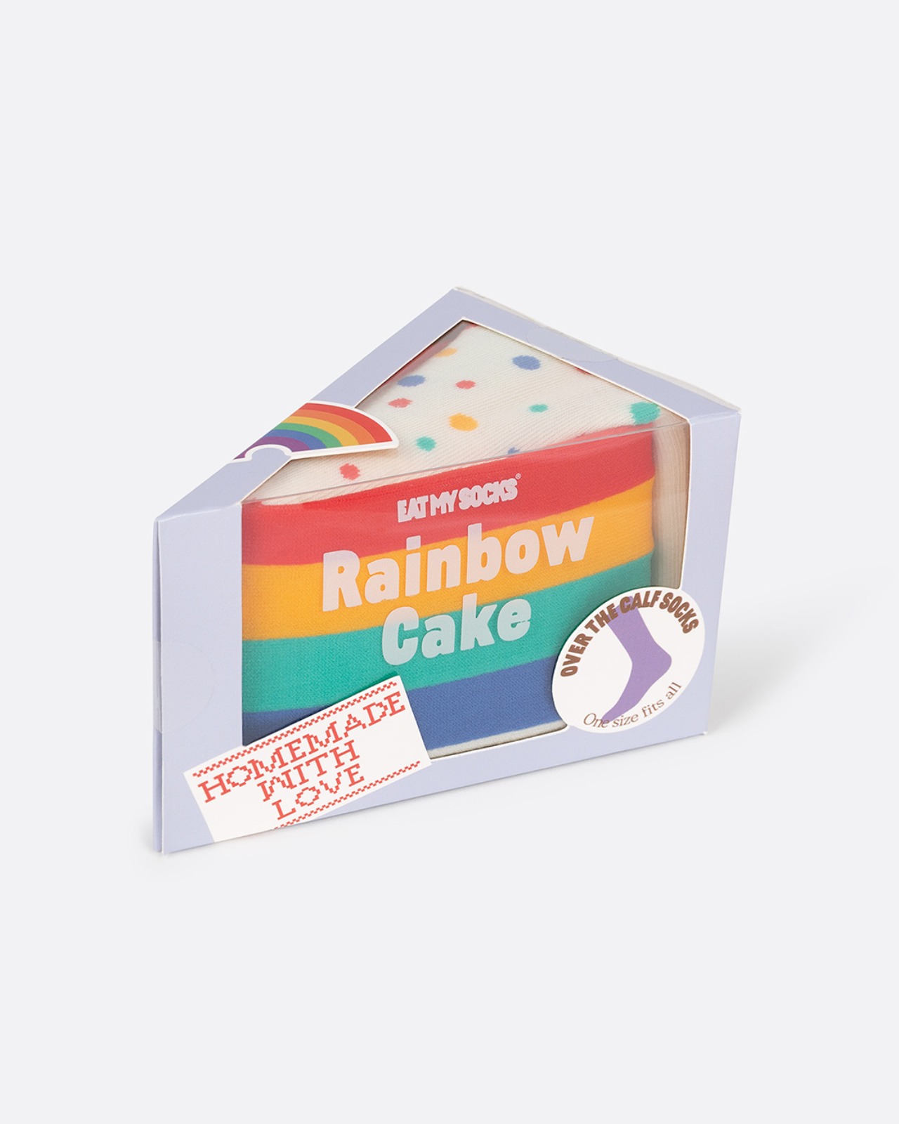 [EAT MY SOCKS] Rainbow Cake