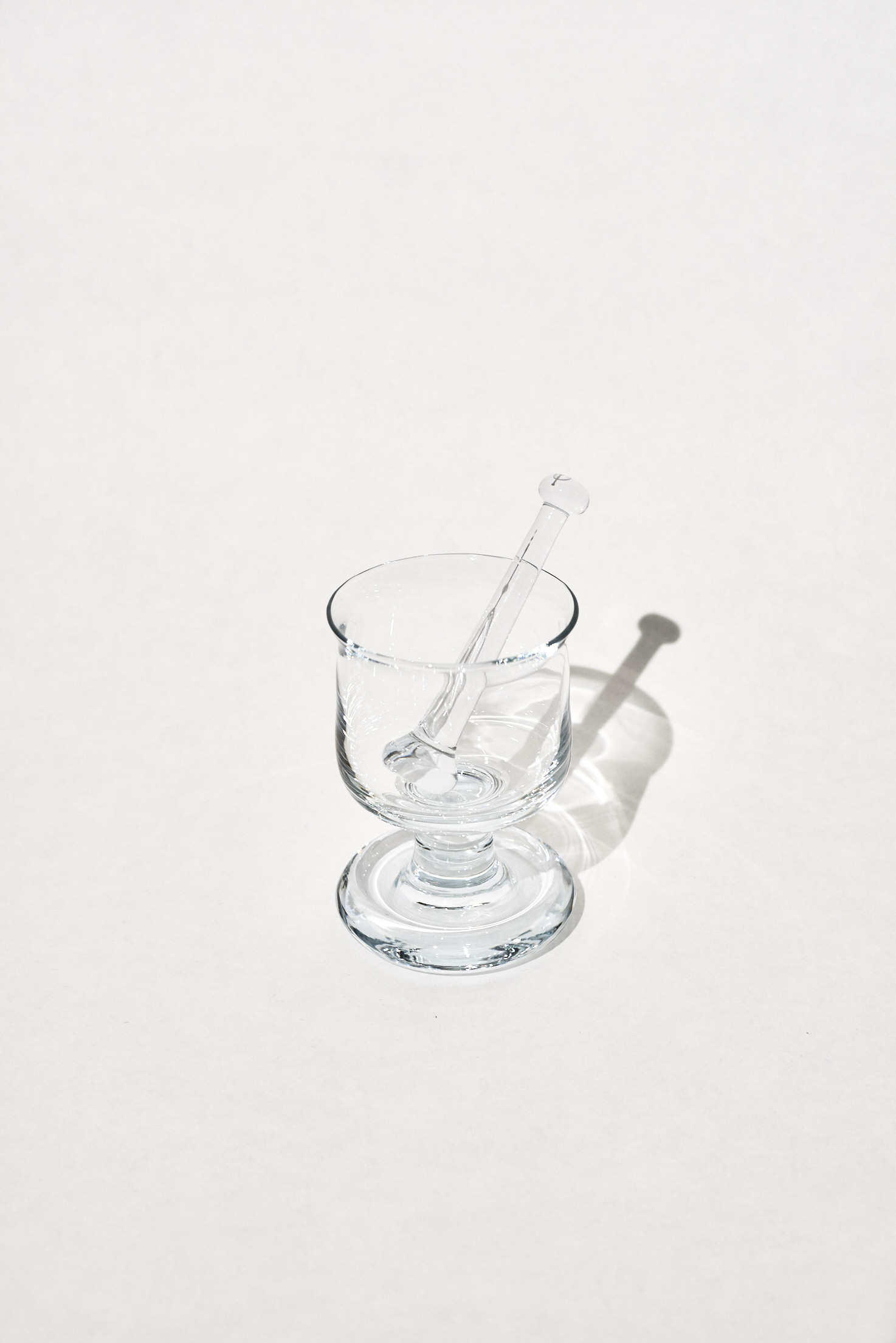 Pestle Glass Set_Danish Vintage By Michael Bang 1970s