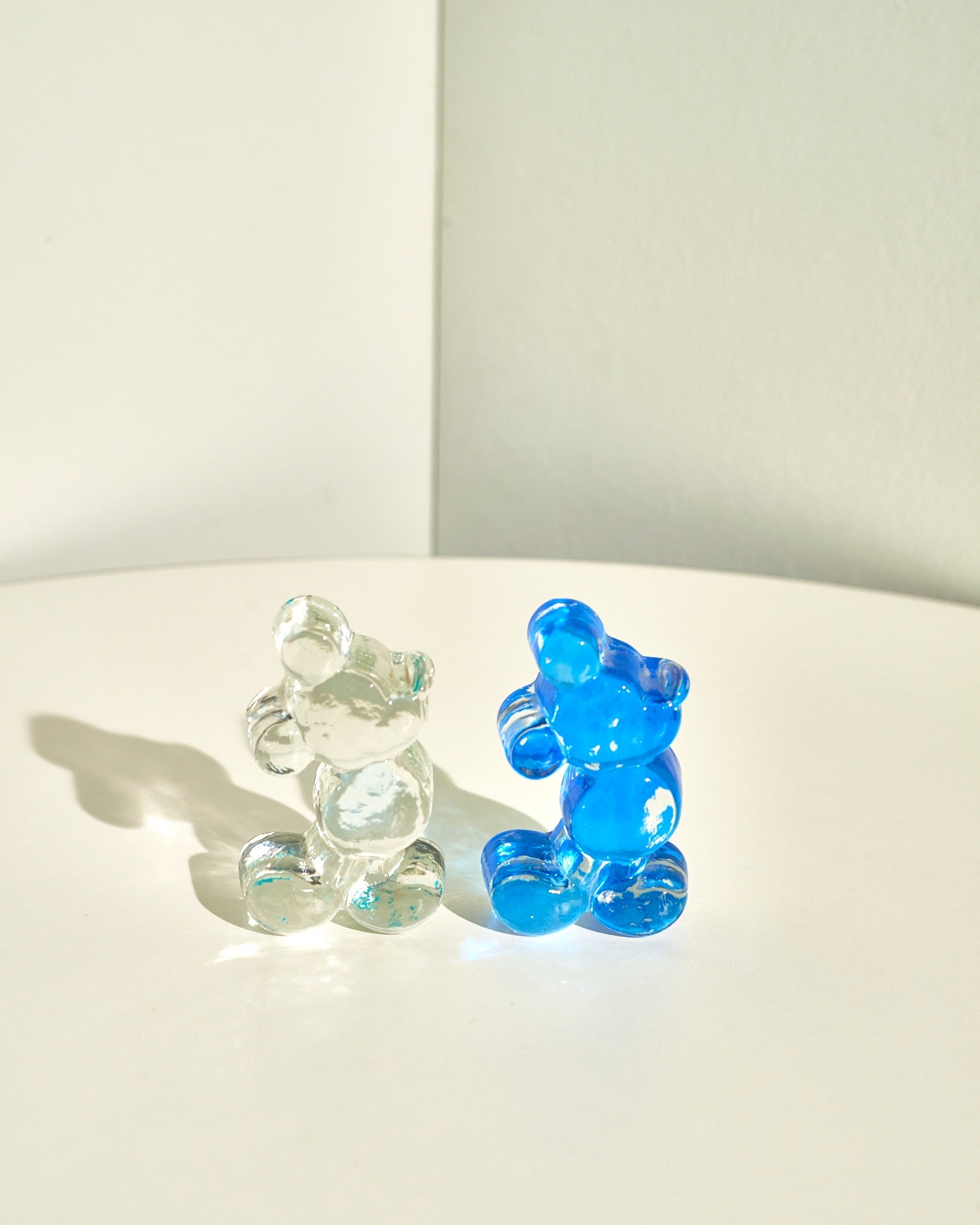 #3030 / Leonardo Mickey Mouse Glass ( clear / blue )
