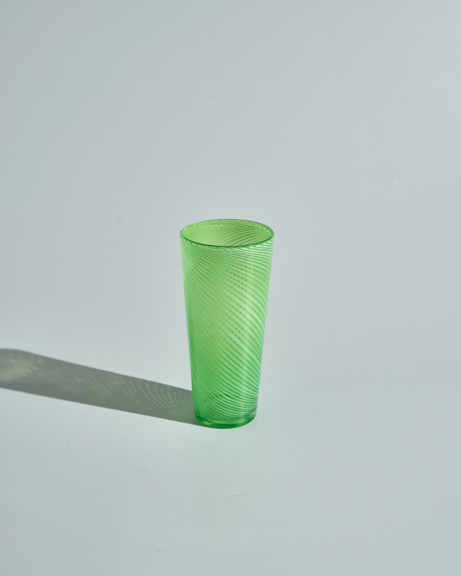 Colored-Glass Vase (green)