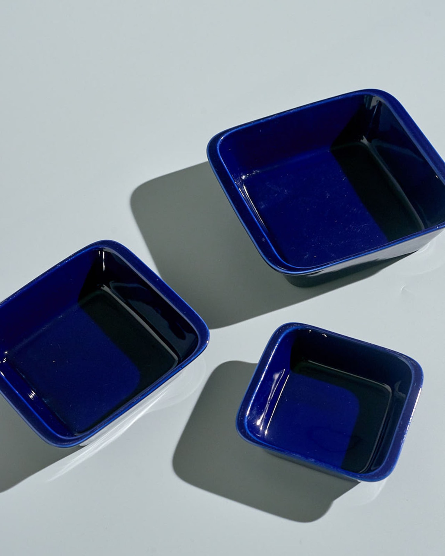 Blue-Colored Ceramic Plate ( 5 size)