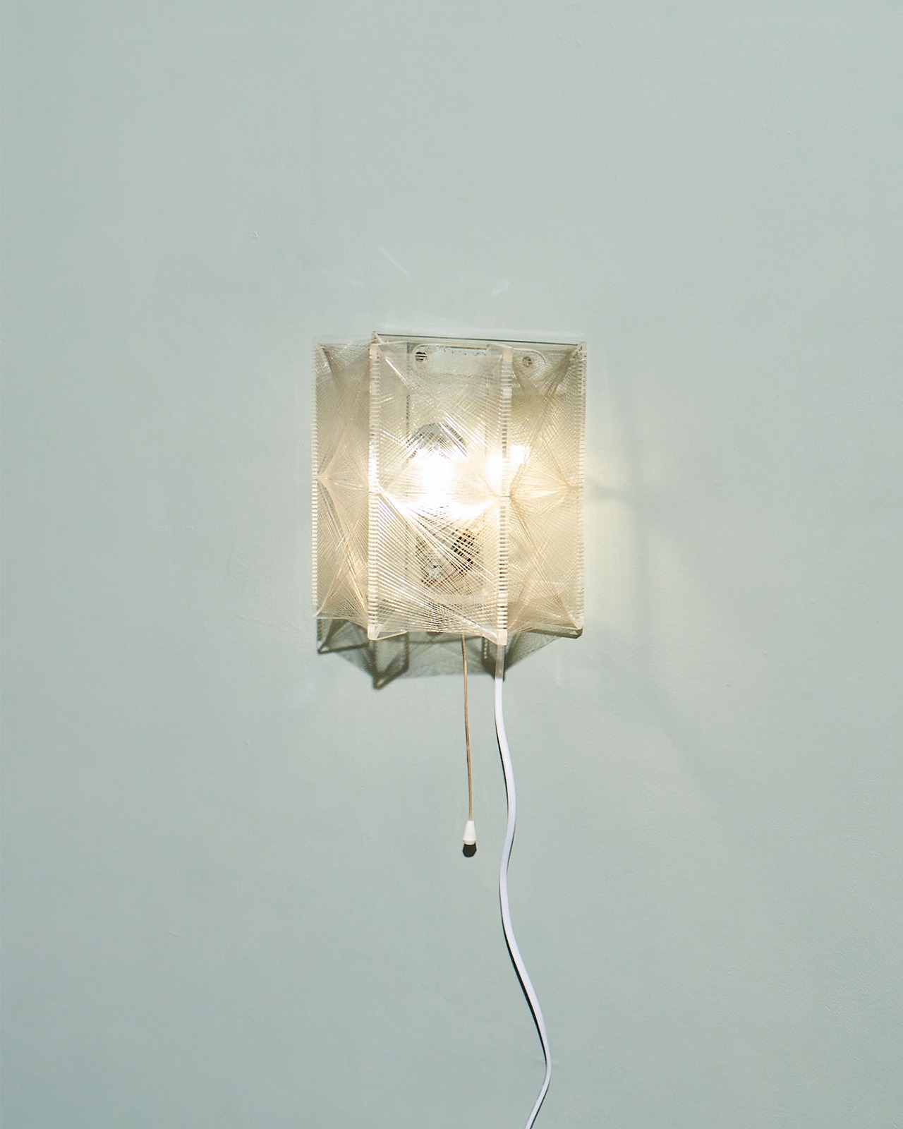 #1433 / Plexiglass Wall Lamp by Paul Secon