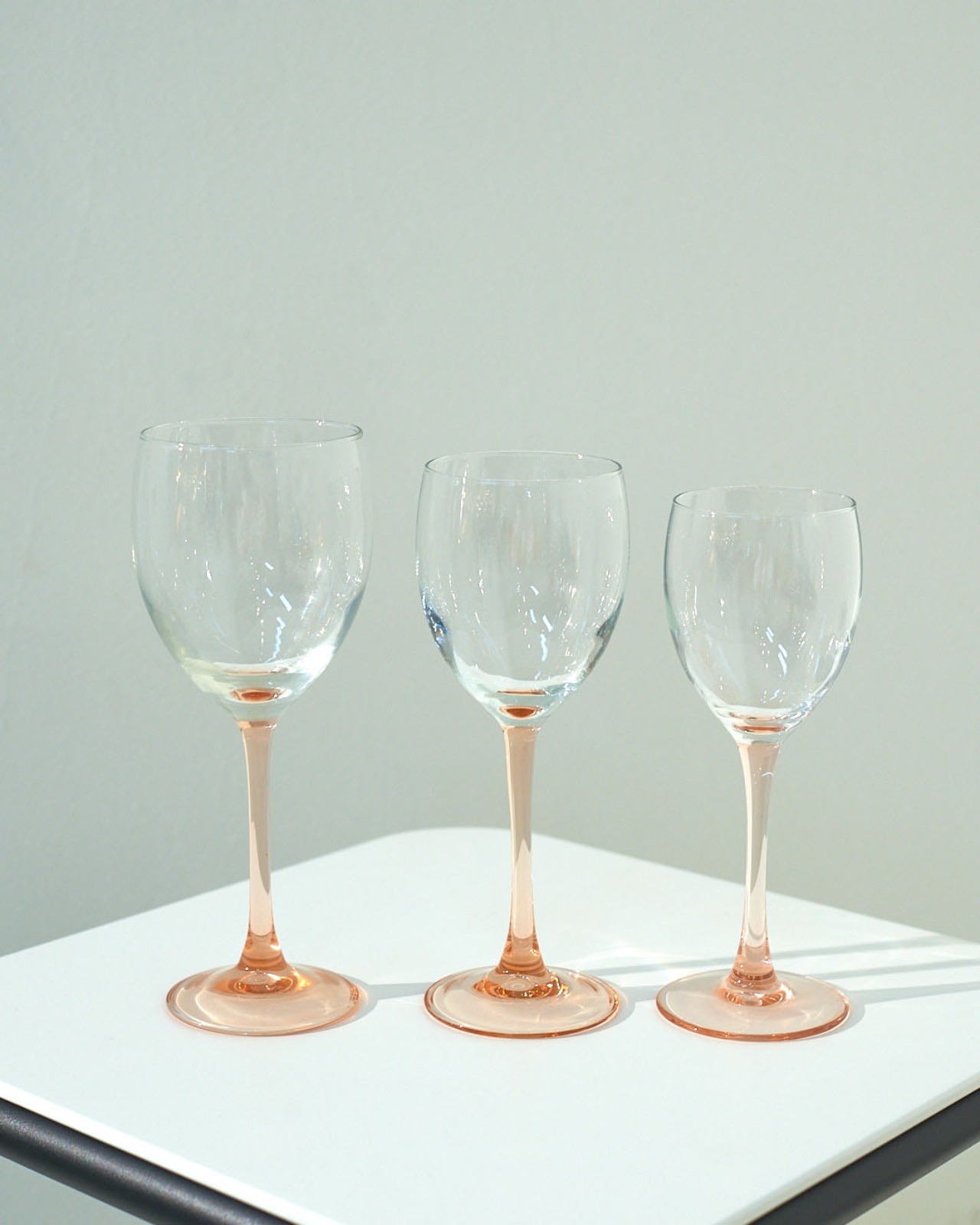 Luminarc Wine Glass Rose Base (3options)