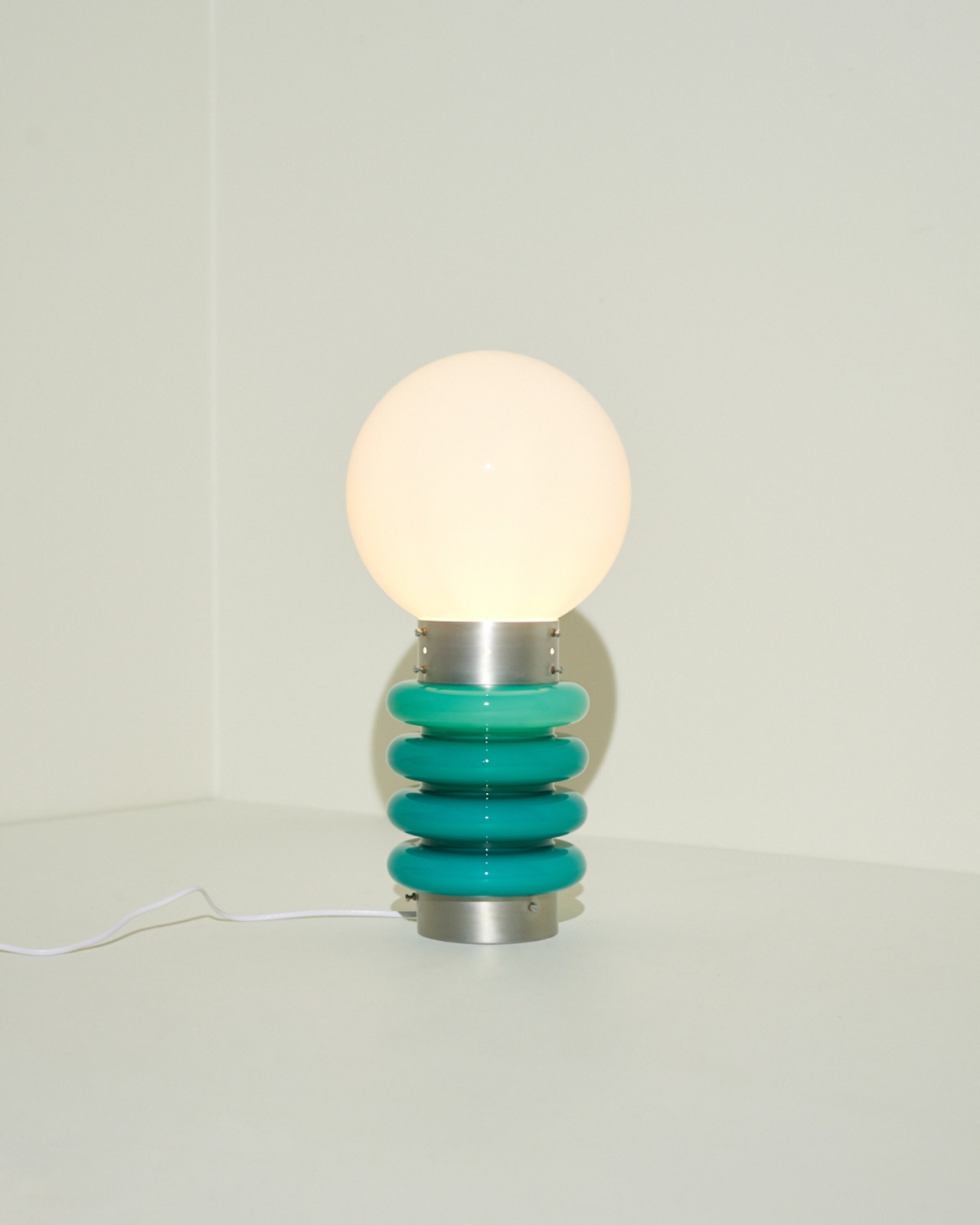 #10338 / Mazzega Murano Glass Table Lamp By Carlo Nason 70s