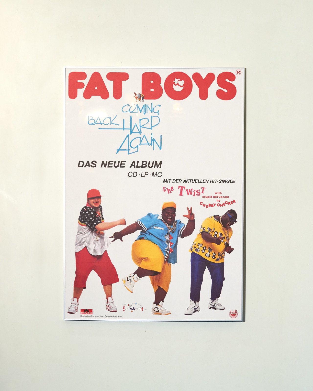 #10236 / Fat Boys - Coming back hard again 1989 Promo Poster