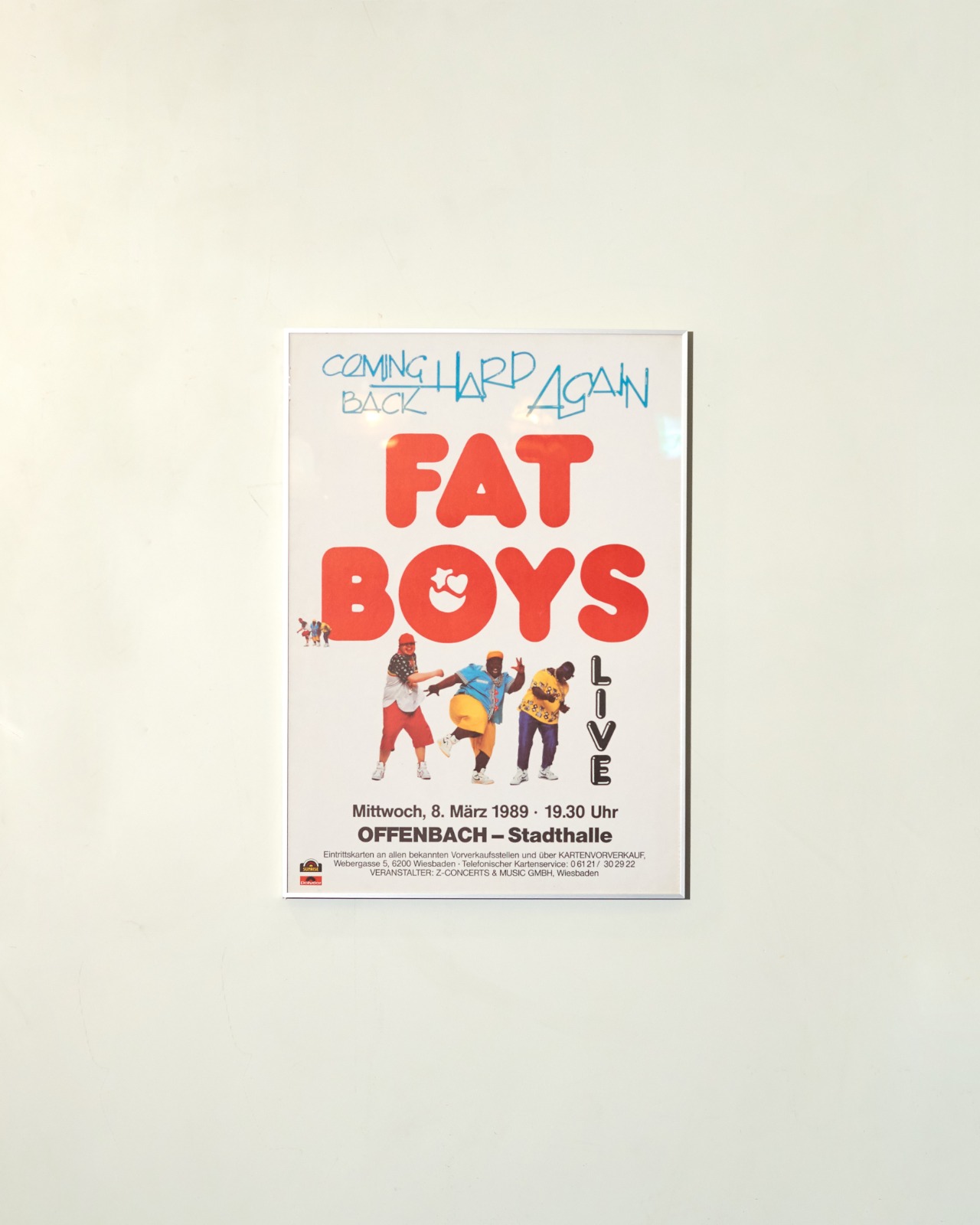 #10240 / FAT BOYS 1989 - Coming Back Hard Again - Tour Poster