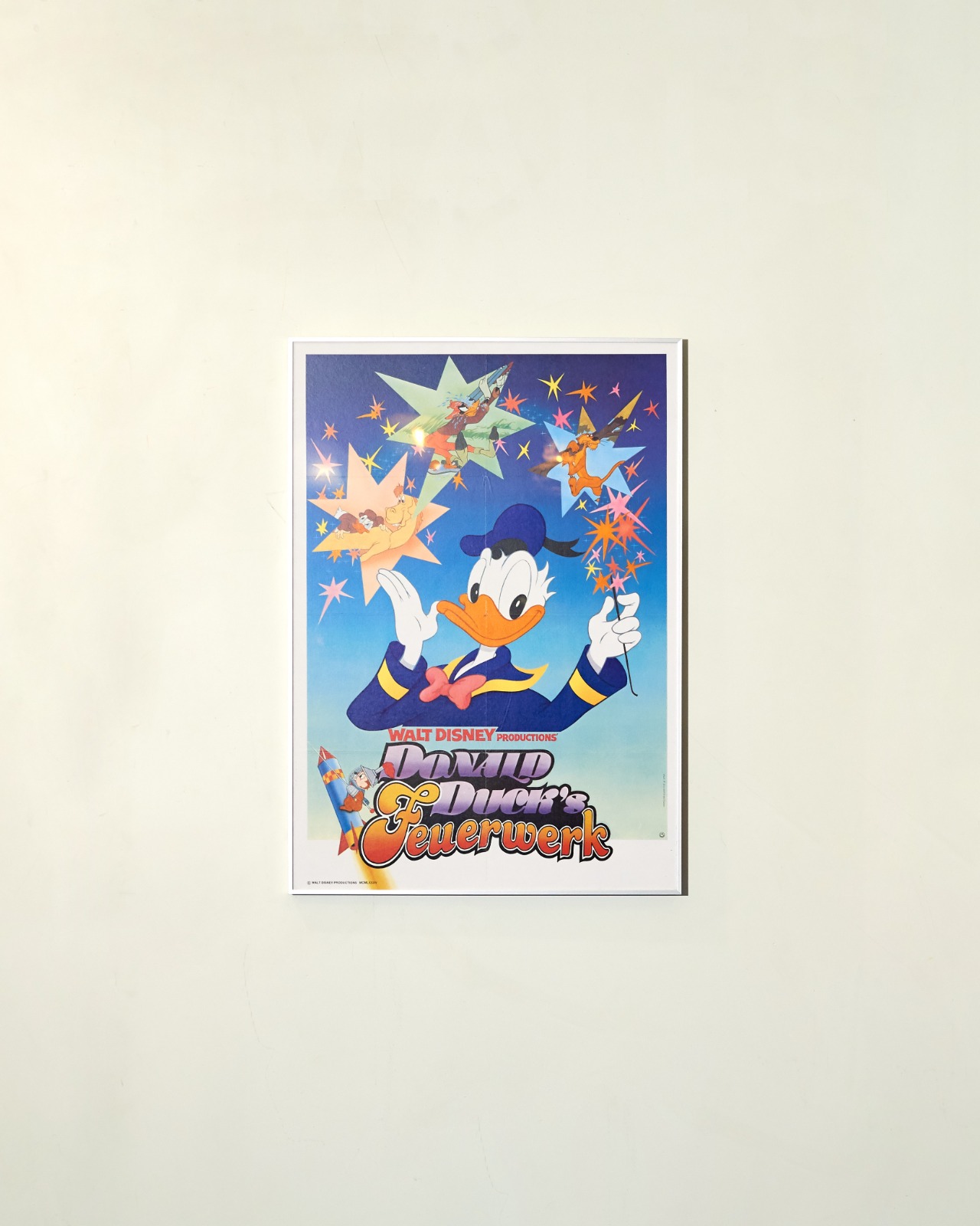 #11182 / Donald Duck&#039;s Fire Work Walt Disney Filmposter