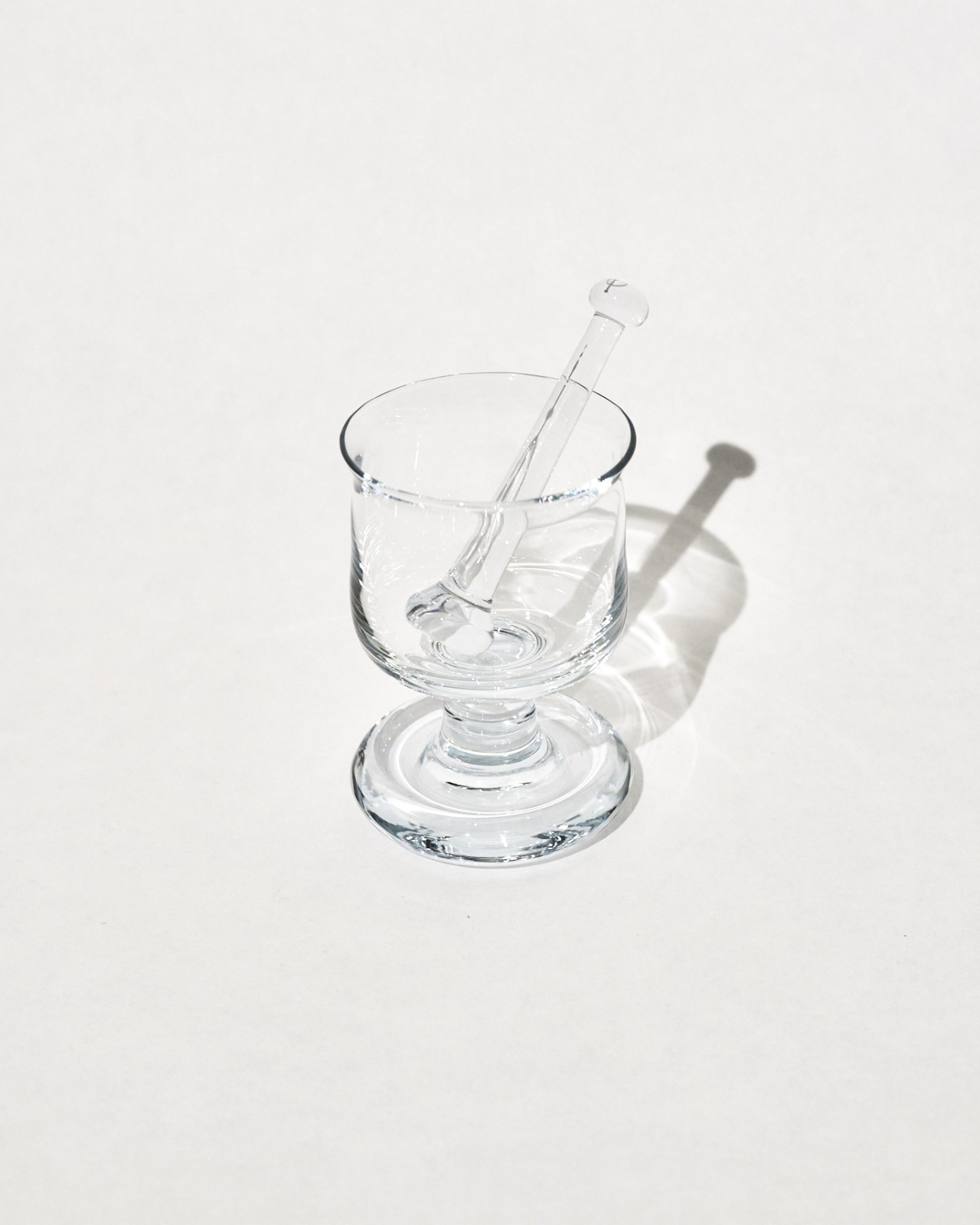 Pestle Glass Set_Danish Vintage By Michael Bang 1970s